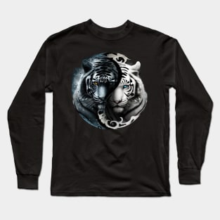 Black and White Tigers Long Sleeve T-Shirt